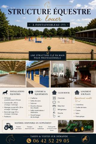 Livery yard  Seine-et-Marne