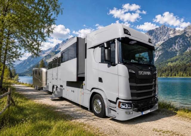 Horsebox NON-HGV HTIs SCANIA S450 HTI PROFESSIONAL DOUBLE POP OUT & POP  2023 Used