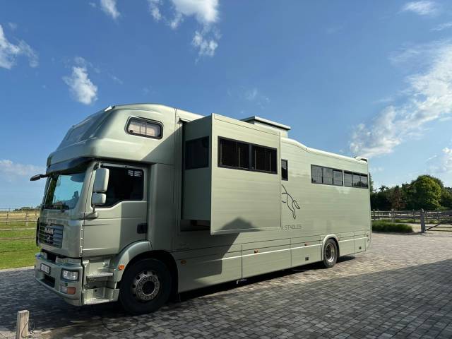 Horsebox NON-HGV Man MAN TGM 18.290 ROELOFSEN POP OUT & PUSH UP 2008 Used