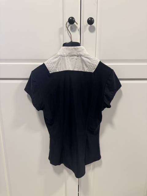 Cavalleria Toscana Pleated Bib Competition Shirt &ndash; Navy