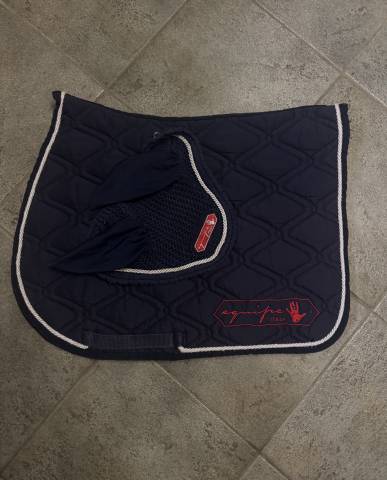 Selleria Equipe Jumping Saddle Pad & Fly Bonnet Set