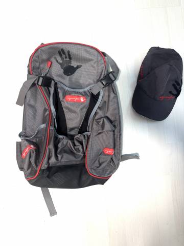 Selleria Equipe Groom&rsquo;s Backpack & Matching Cap &ndash; Grey