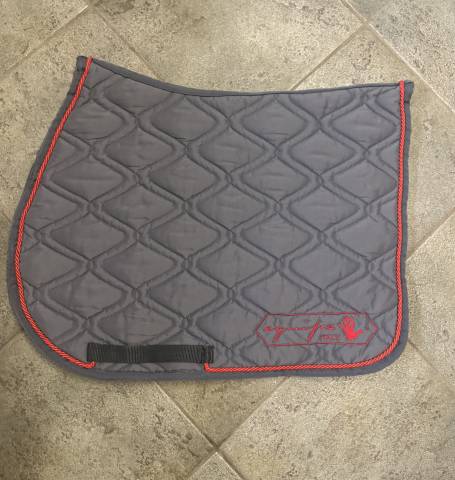 Selleria Equipe Jumping Saddle Pad & Fly Bonnet Set