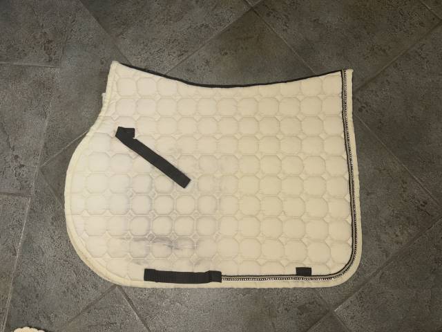Equiline Crystal Jumping Saddle Pad & Fly Bonnet Set