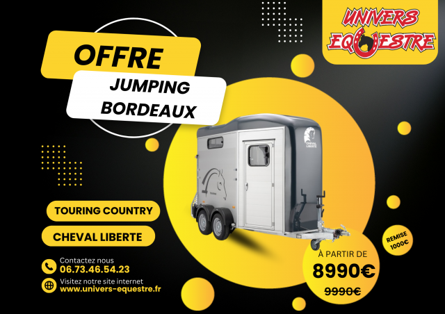 Horse trailer Cheval Liberte TOURING PONT AVANT 2 Stalls 2025 New