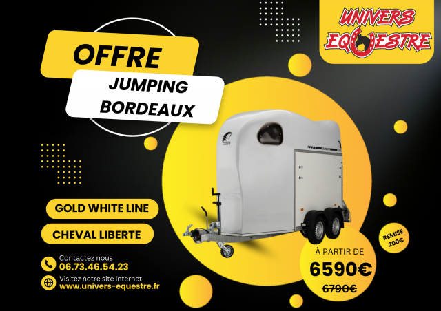 Horse trailer Cheval Liberte Gold One White Line 1,5 Stalls 2025 New