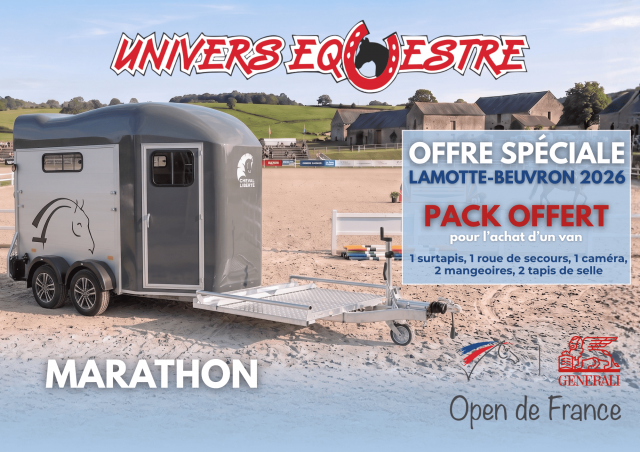 Horse trailer Cheval Liberte MARATHON 2 Stalls 2026 New