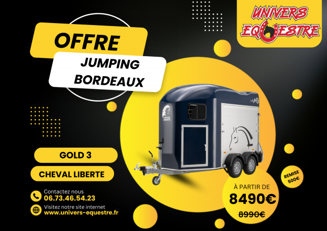 Horse trailer Cheval Liberte GOLD 3 2 Stalls 2025 New
