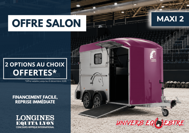 Horse trailer Cheval Liberte DUOMAX 2 Stalls 2026 New