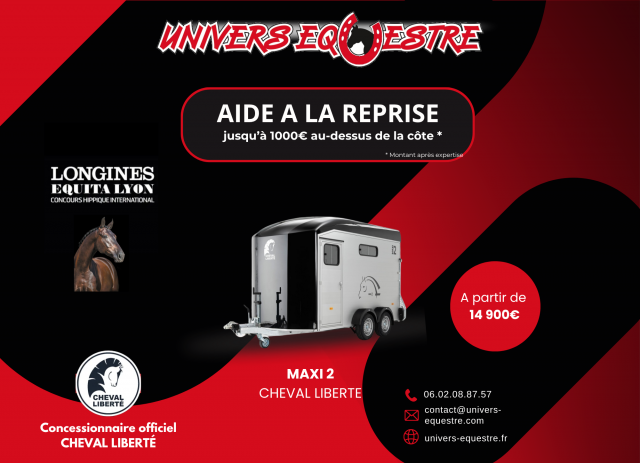 Horse trailer Cheval Liberte DUOMAX 2 Stalls 2025 New