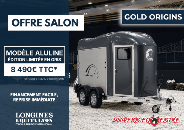 Horse trailer Cheval Liberte ORIGINS 2 Stalls 2026 New