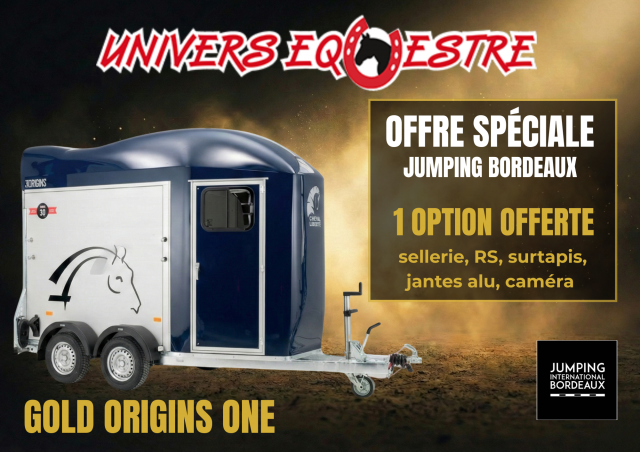 Horse trailer Cheval Liberte GOLD ONE ORIGINS 1,5 Stalls 2026 New