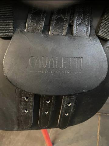Cavaletti 17.5&rsquo;&rsquo;  Saddle used 5 times. XL orange gull