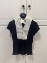 Cavalleria Toscana Pleated Bib Competition Shirt &ndash; Navy
