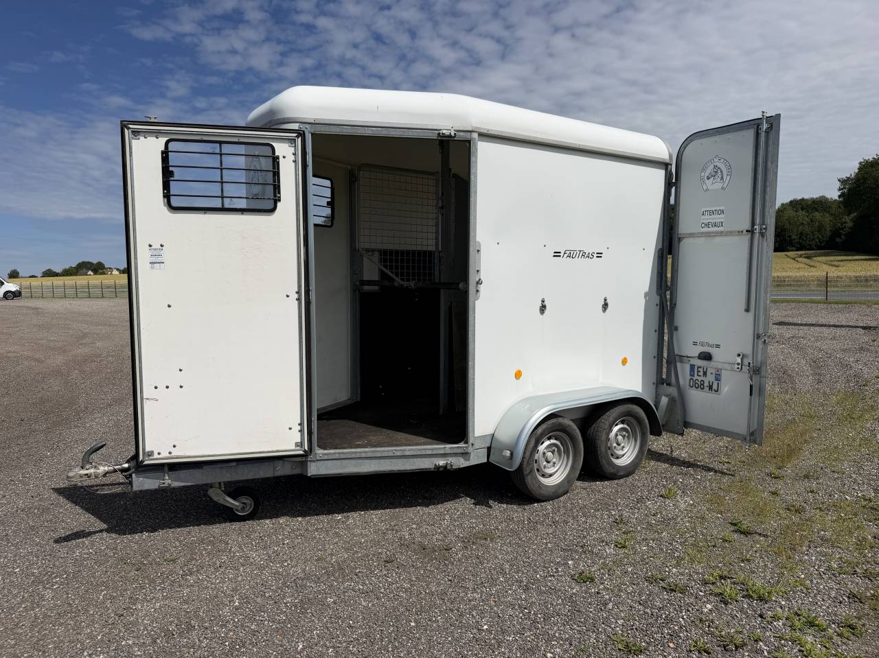 Horse trailer Fautras PROVAN  2 Stalls 2018 Used