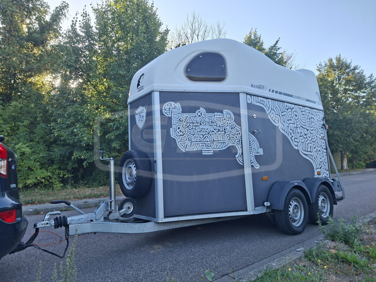 Horse trailer Cheval Liberte Gold First Premium 2 Stalls 2017 Used