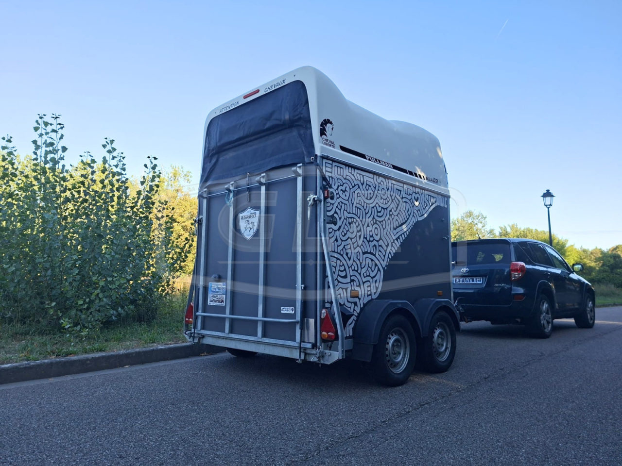 Horse trailer Cheval Liberte Gold First Premium 2 Stalls 2017 Used