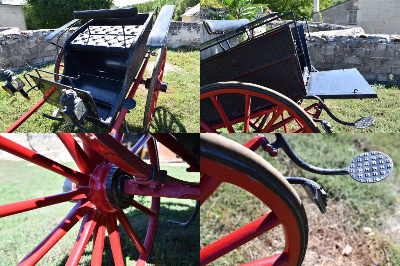 Carriage - Cal&egrave;che - Other brand - dog-cart &agrave; 2 roues, de style anglais 