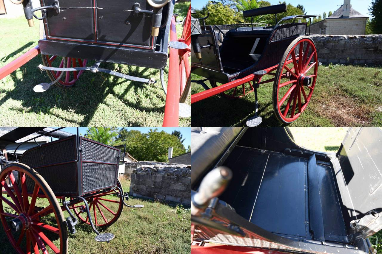 Carriage - Cal&egrave;che - Other brand - dog-cart &agrave; 2 roues, de style anglais 