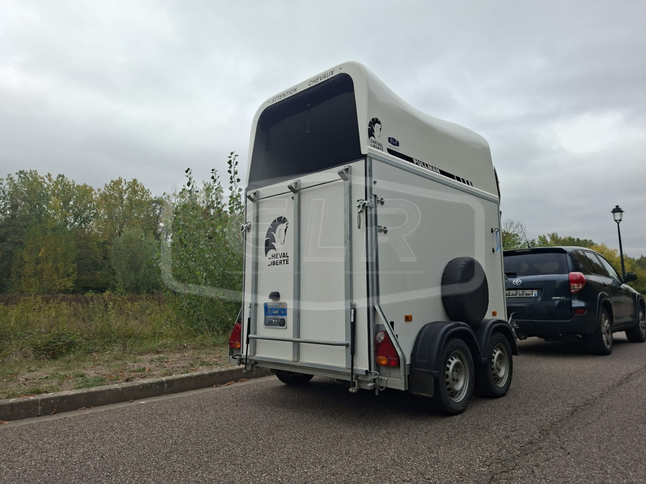 Horse trailer Cheval Liberte Gold One White Line 1,5 Stalls 2020 Used