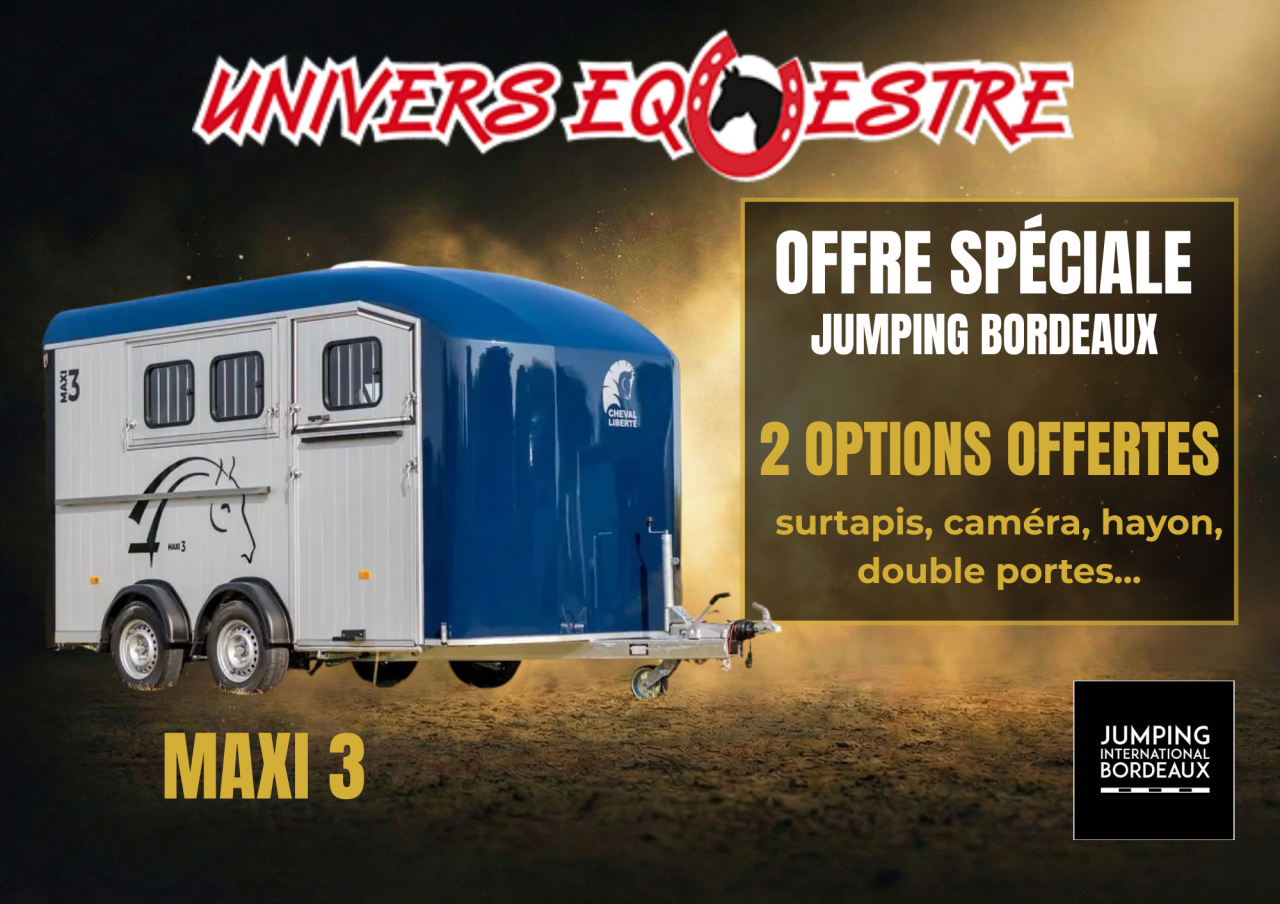 Horse trailer Cheval Liberte MINIMAX 3 Stalls 2026 New