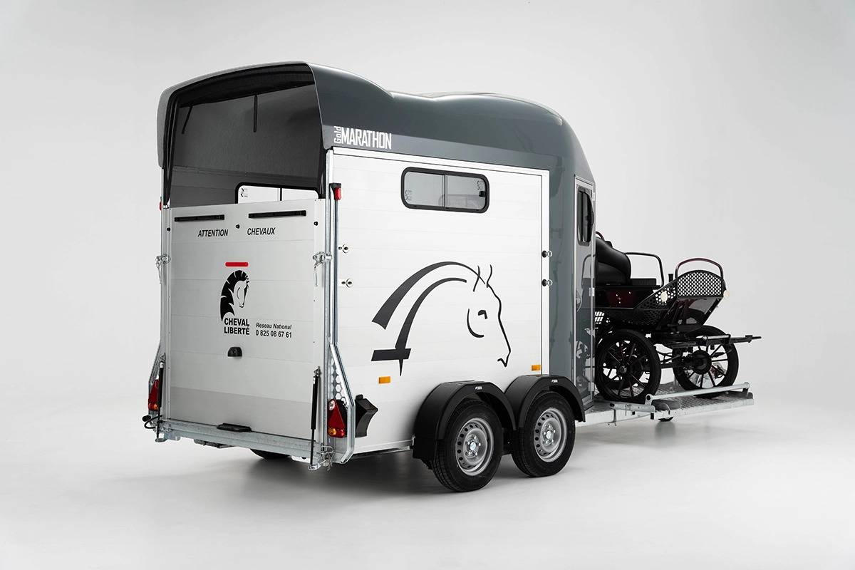 Horse trailer Cheval Liberte Gold Marathon 2 Stalls 2025 New