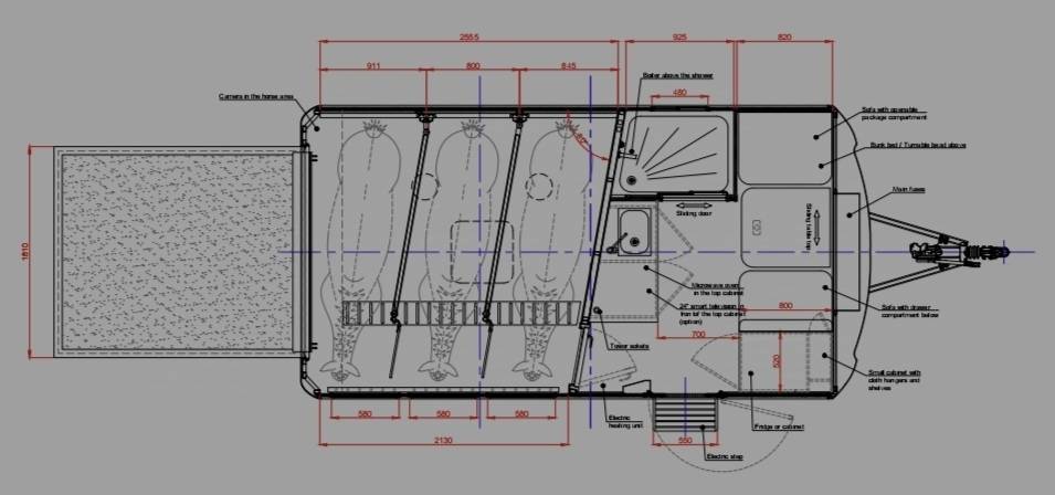 Horse trailer - Other brand - Krismar homecar 3.5 3 Stalls 2025 New