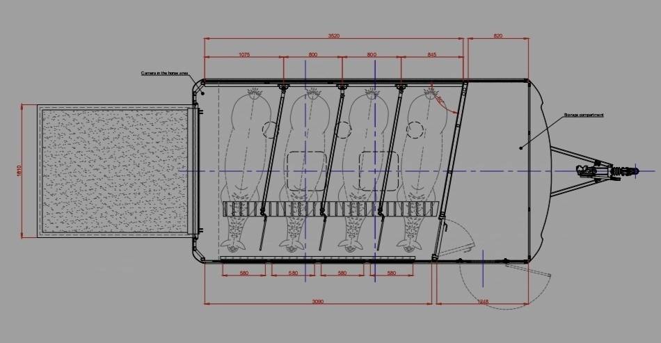 Horse trailer - Other brand - Krismar homecar 3.5 3 Stalls 2025 New