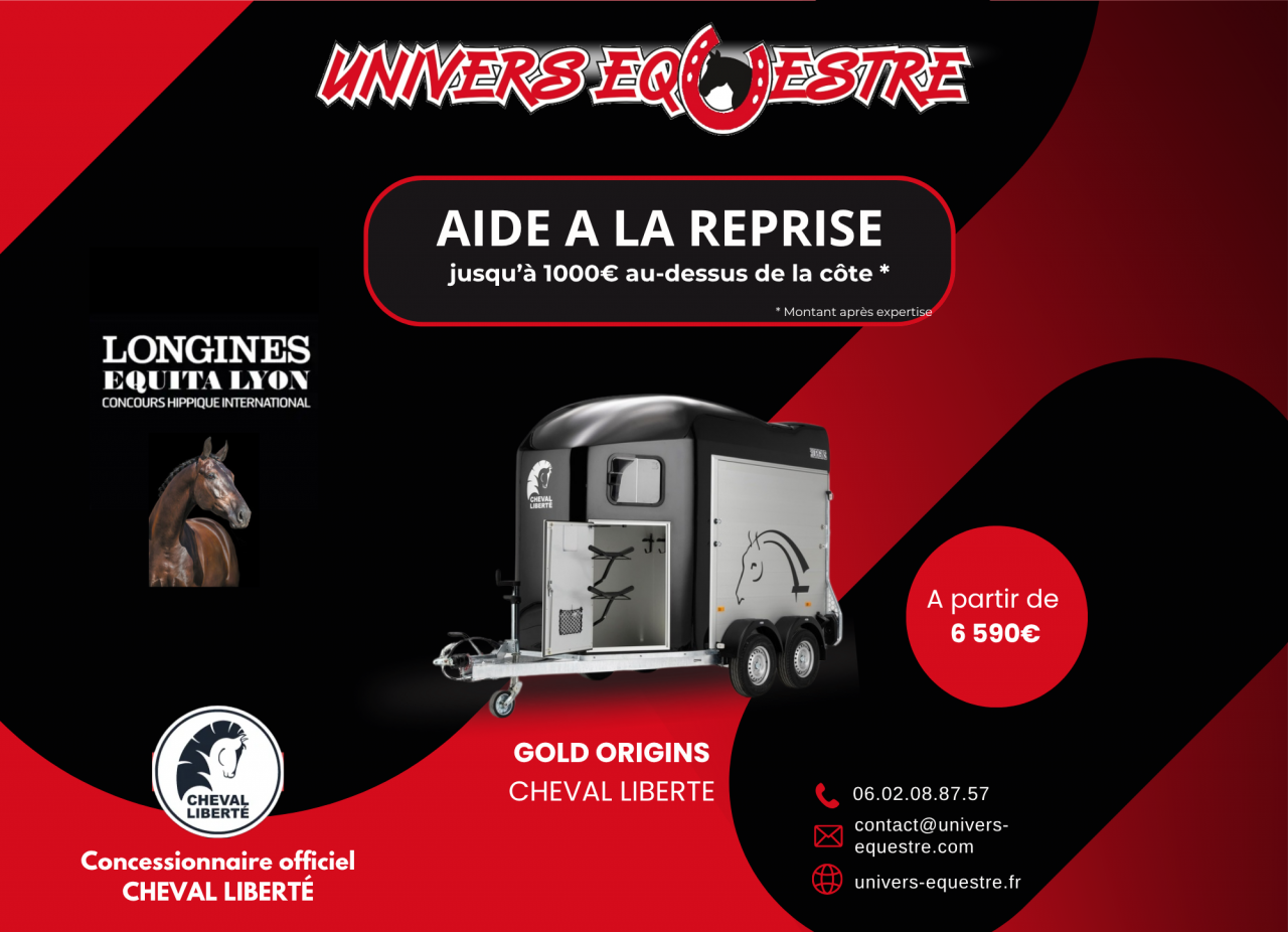 Horse trailer Cheval Liberte ORIGINS 2 Stalls 2025 New