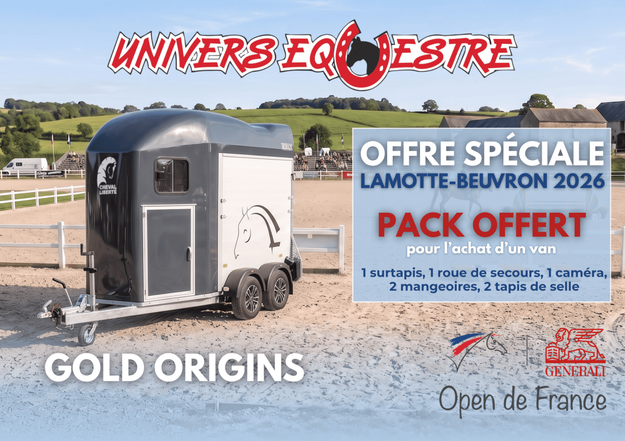 Horse trailer Cheval Liberte ORIGINS 2 Stalls 2026 New