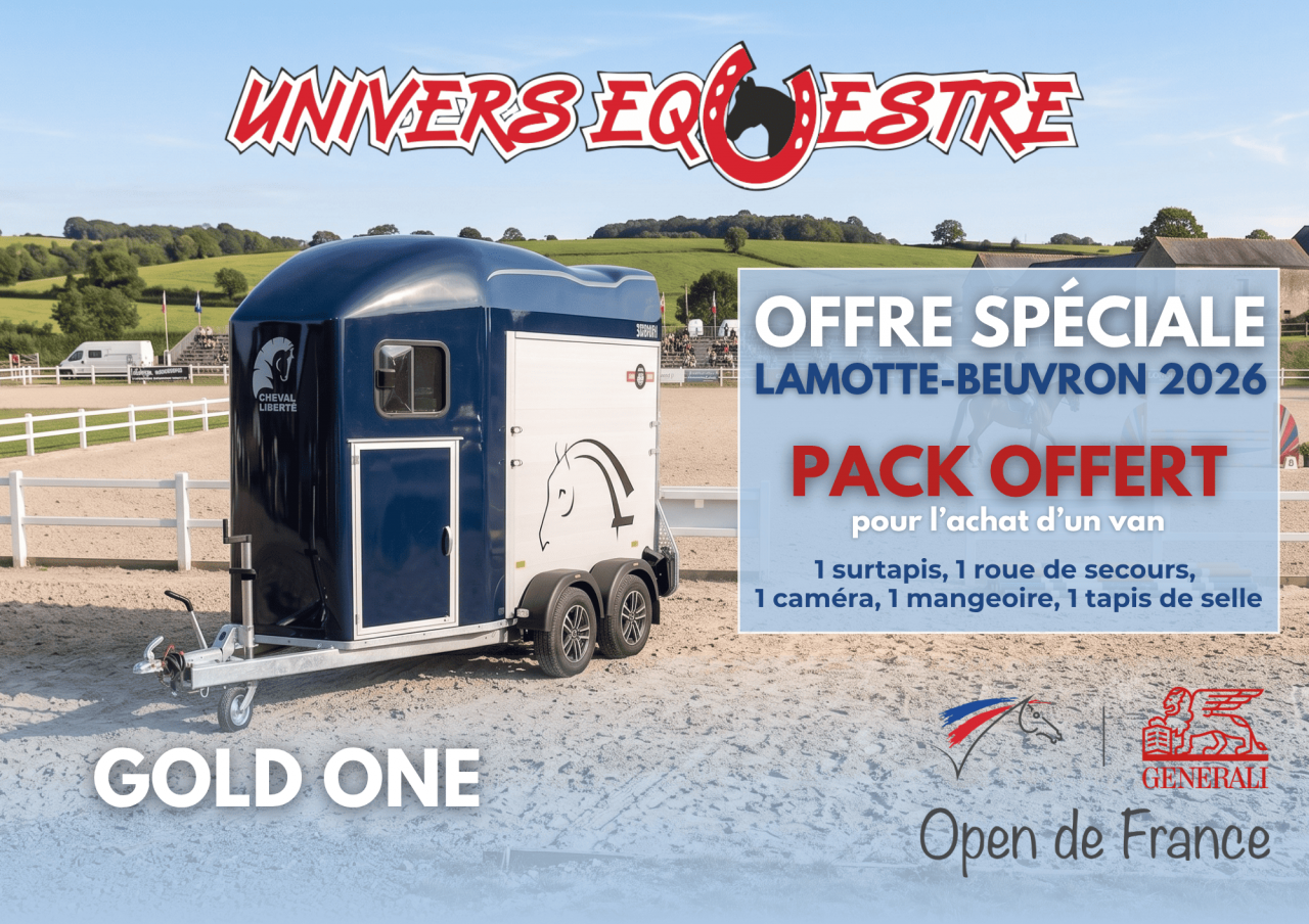 Horse trailer Cheval Liberte GOLD ONE ORIGINS 1,5 Stalls 2026 New