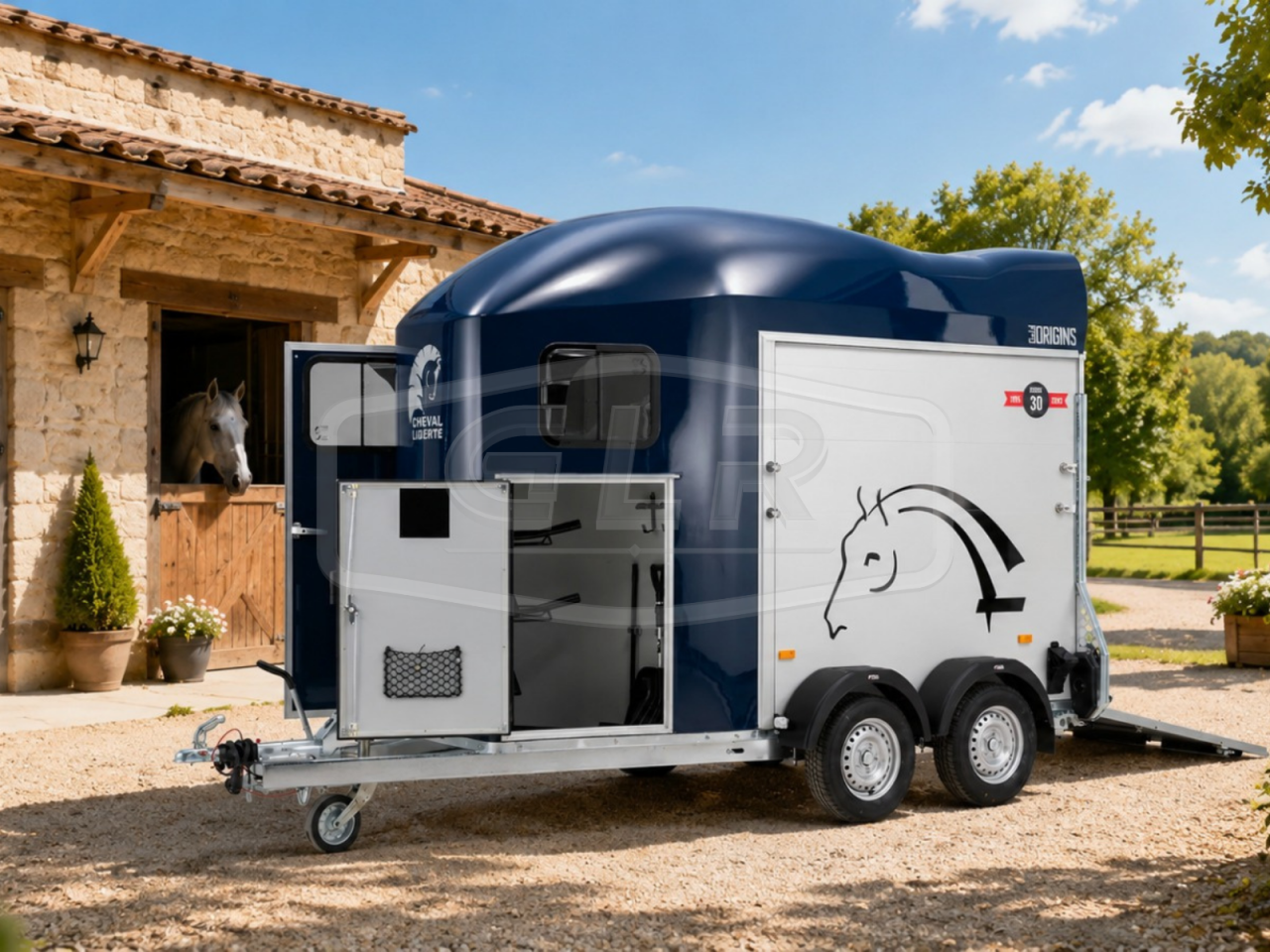 Horse trailer Cheval Liberte GOLD ONE ORIGINS AVEC SELLERIE 1,5 Stalls 2026 New