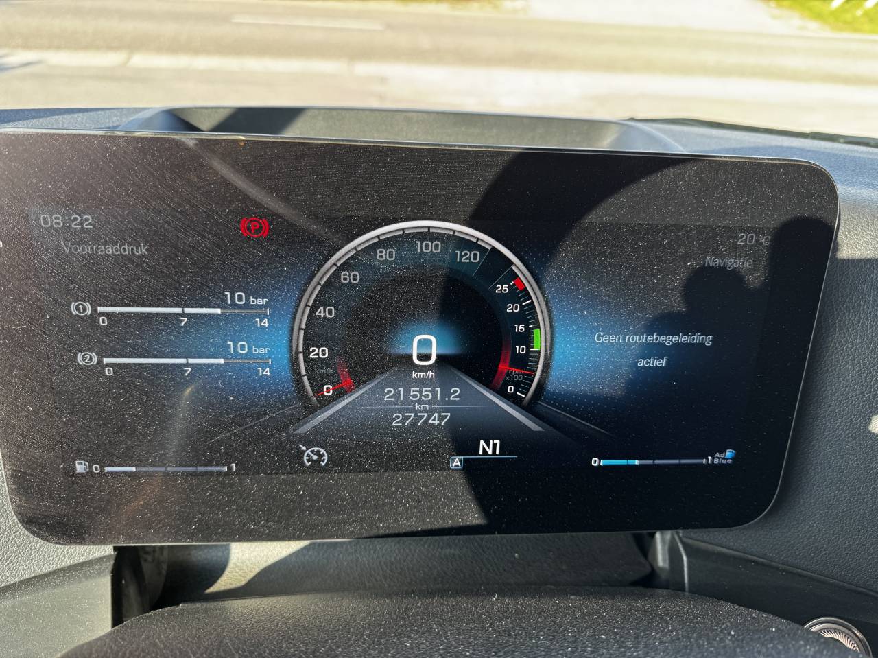 Semitrailer AKX Mercedes actros 2023 Used