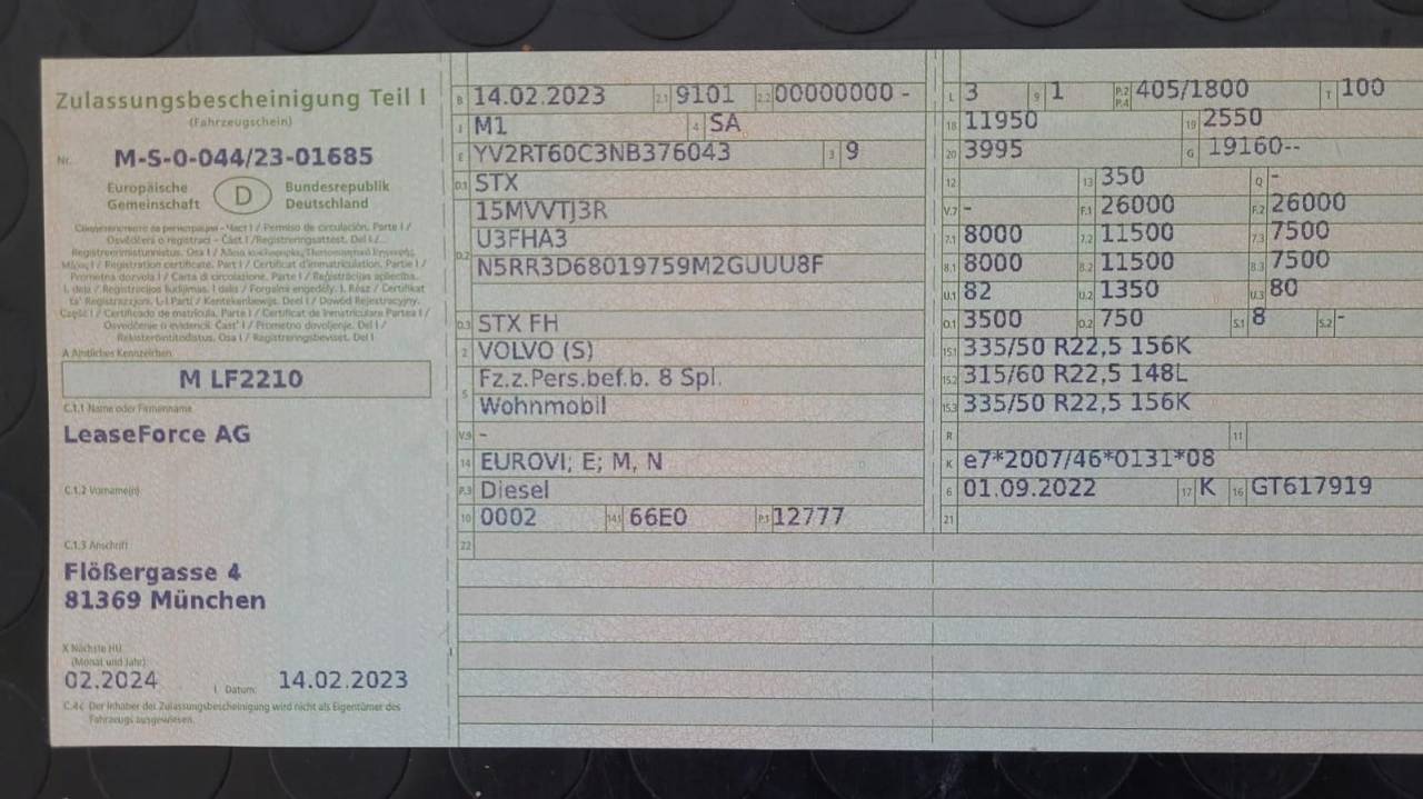 Horsebox NON-HGV Volvo Volvo FH13 540 2023 Used