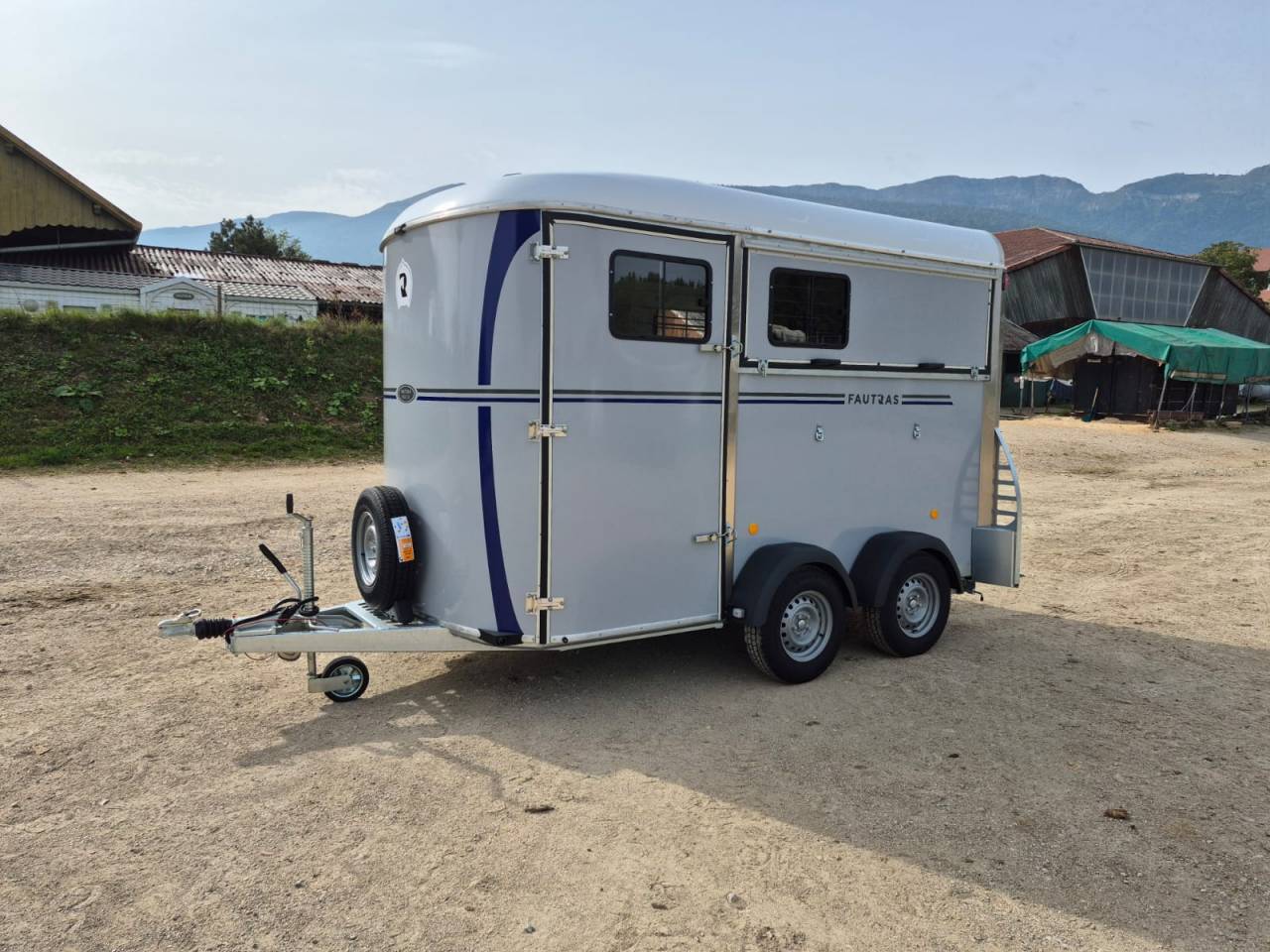 Horse trailer Fautras Oblic X2 2 Stalls 2025 New