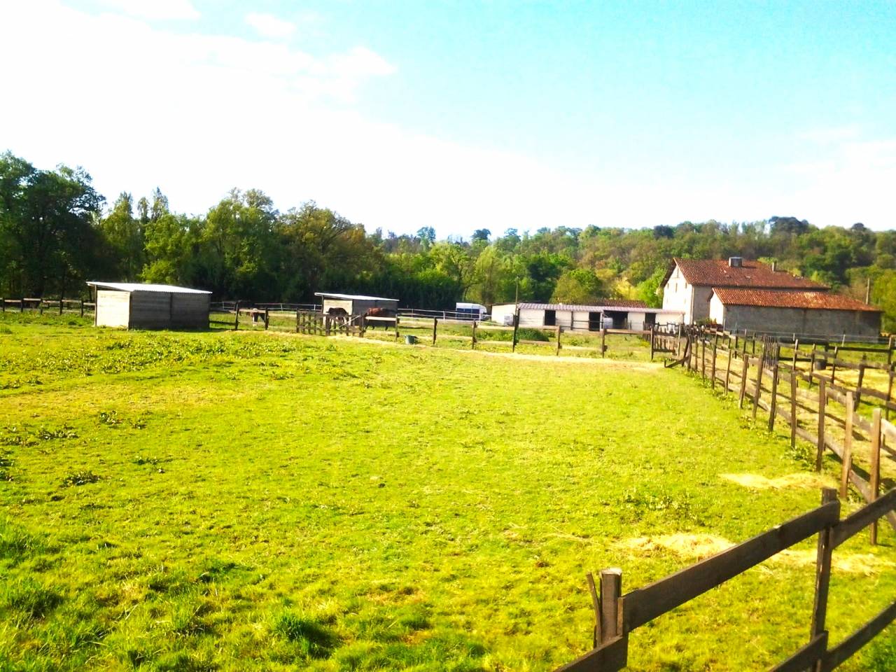 Equestrian property  Landes