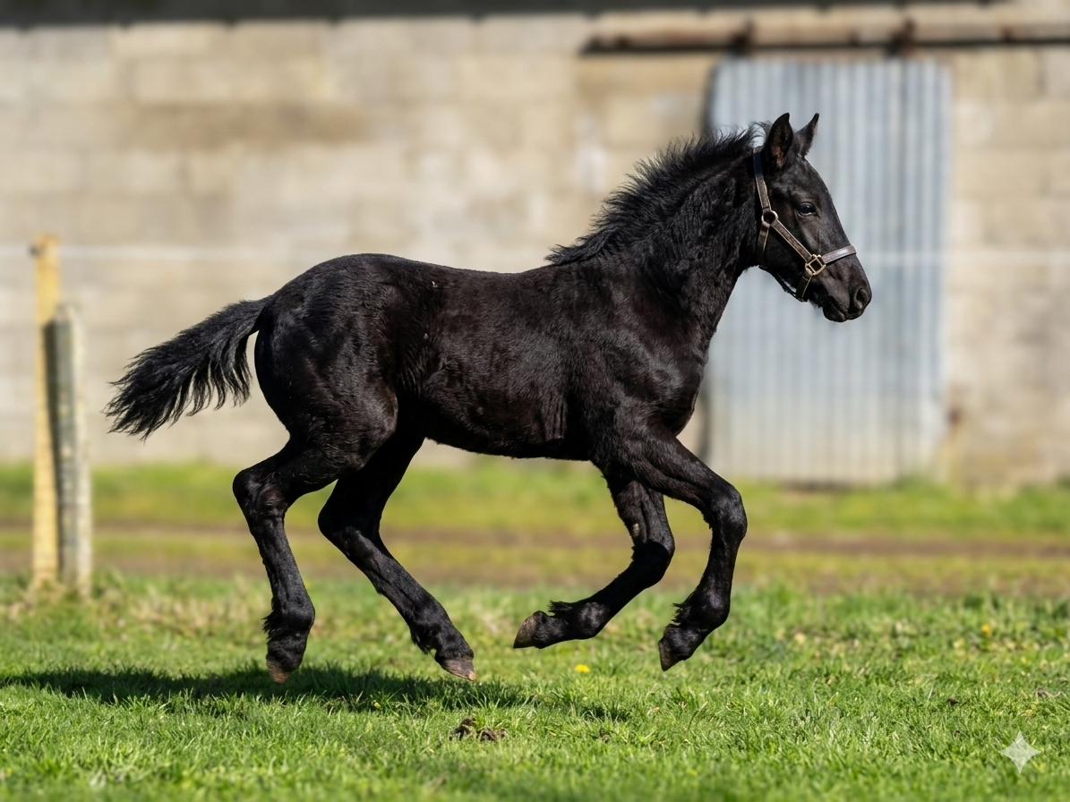 Colt Friesian Arabian For sale 2025 Black