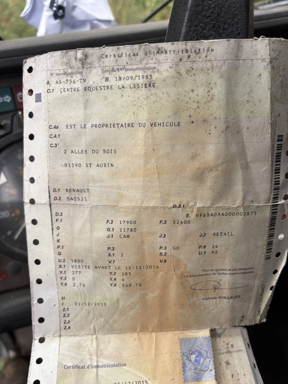 Horsebox NON-HGV Renault Mildium 1985 Used