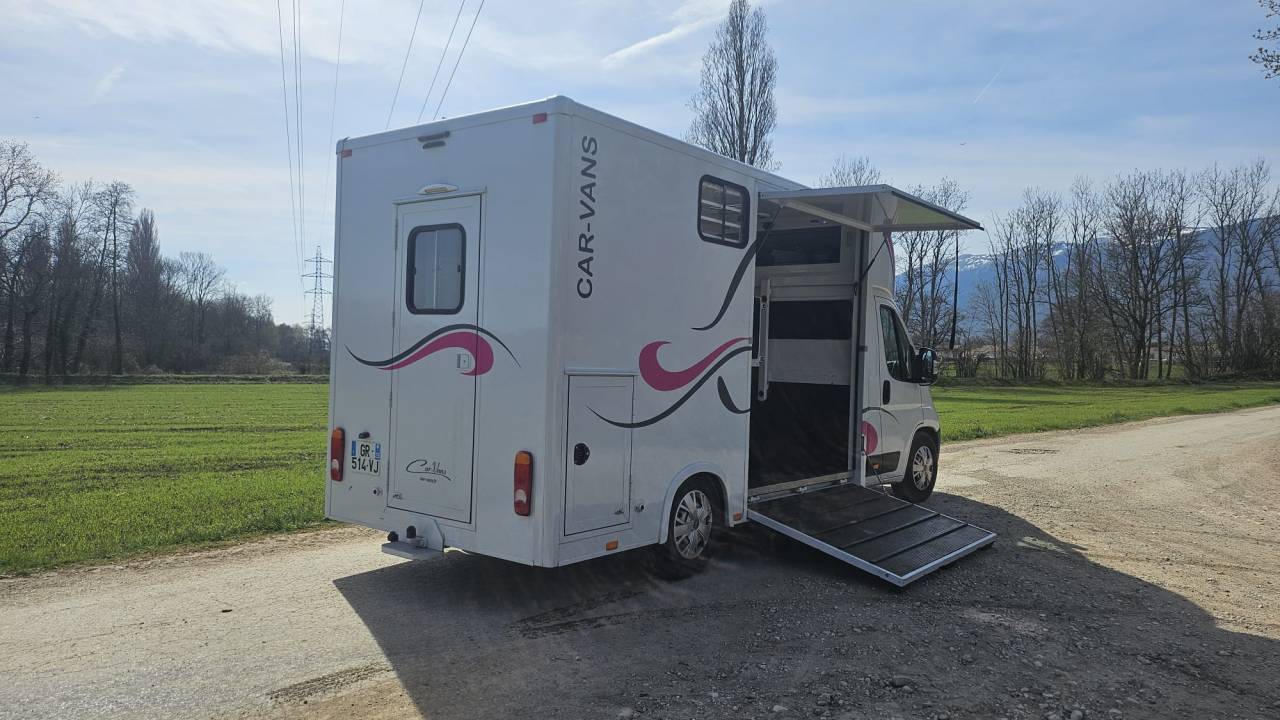 Horsebox HGV Fiat  Ducato 2,2 Diesel  180 chevaux 2023 Used