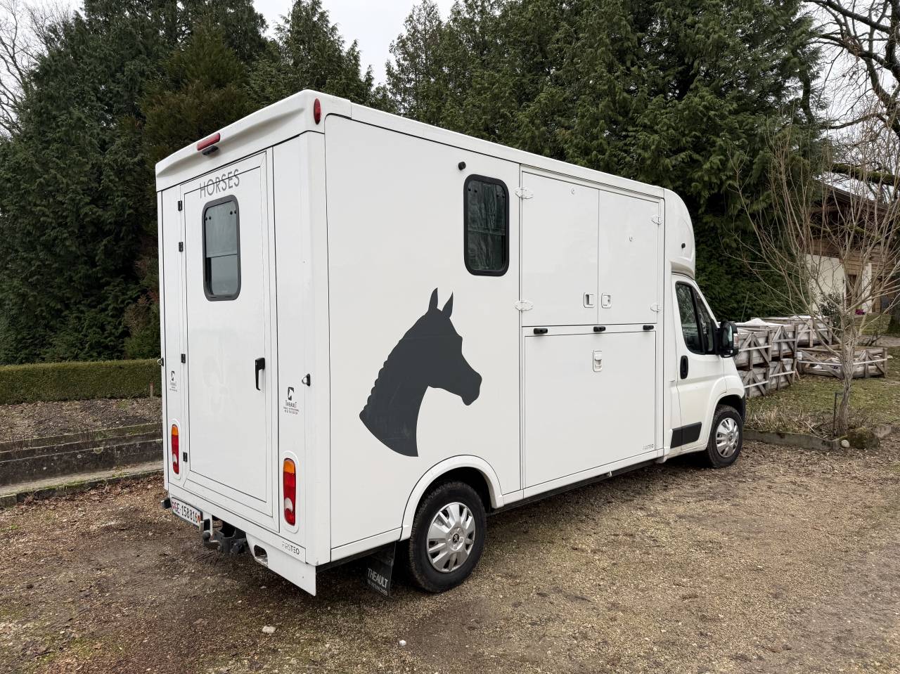 Horse trailer Theault Peugeot Boxer 2 Stalls 2020 Used