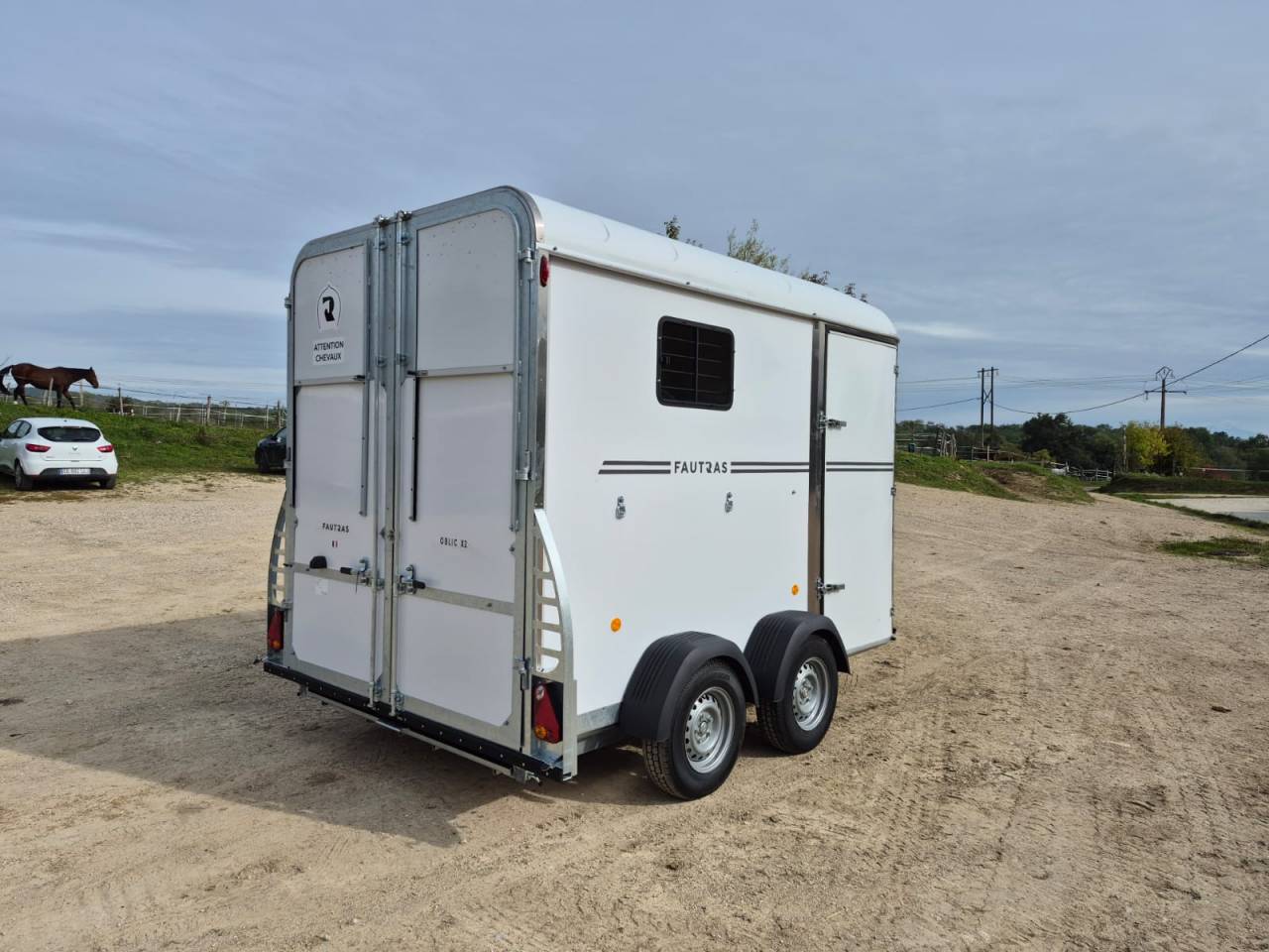 Horse trailer Fautras Oblic X2 2 Stalls 2026 New