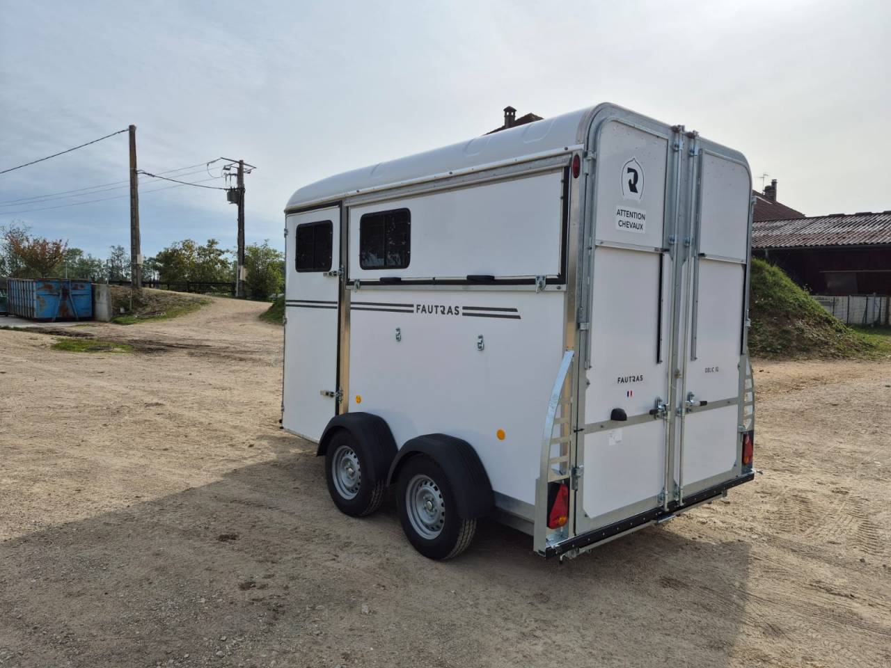 Horse trailer Fautras Oblic X2 2 Stalls 2026 New