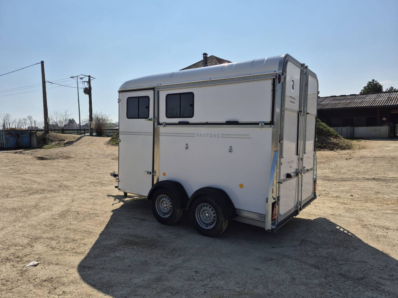 Horse trailer Fautras Oblic X2 2 Stalls 2026 New