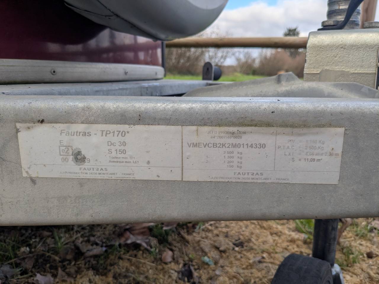 Horse trailer Fautras Oblic + 2 2 Stalls 2022 Used