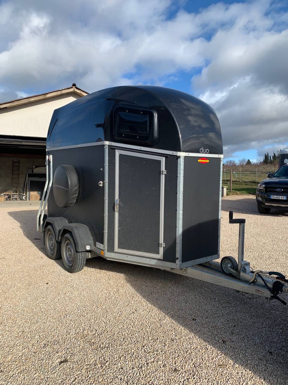 Horse trailer Bockmann DUO ESPRIT SILVER + BLACK 2 Stalls 2021 Used