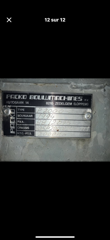 Horse trailer - Other brand - Packo  2 Stalls 1994 Used