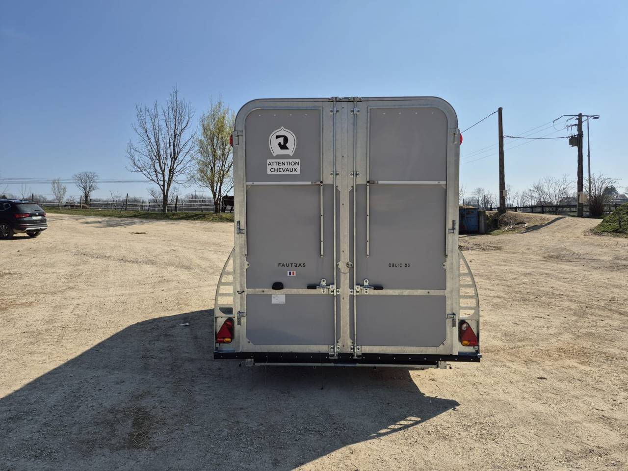 Horse trailer Fautras oblic X3 3 Stalls 2026 New