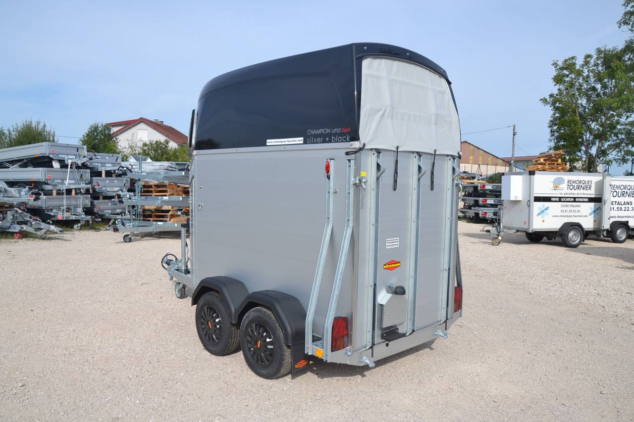 Horse trailer Bockmann CHAMPION UNO SILVER + BLACK 1,5 Stalls 2026 New