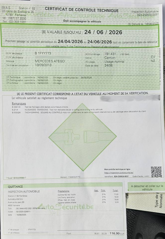 Horsebox NON-HGV Mercedes ATEGO 2013 Used