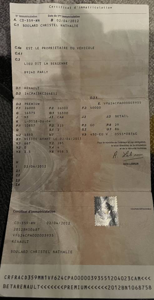 Horsebox NON-HGV Renault Premium 2012 Used